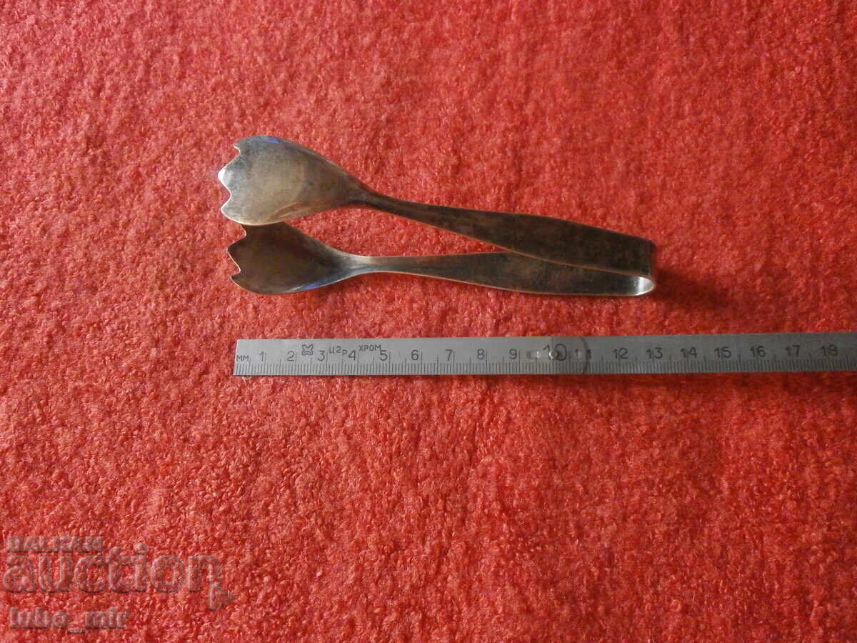 Auction OLD SILVER-PLATED CLIP Auction OLD SILVER-PLATED CLIP