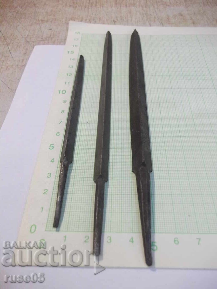 Lot of 3 triangular files with price € 5.11 | 9.99 BGN Lot of 3 triangular files with price € 5.11 | 9.99 BGN