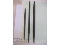 Lot of 3 triangular files