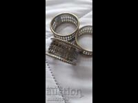 Metal napkin rings