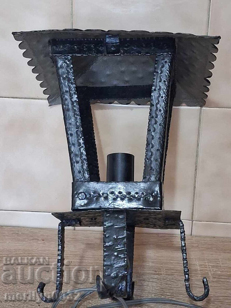 Επιτραπέζιο φωτιστικό νυκτός από σφυρήλατο σίδερο - 7 Επιτραπέζιο φωτιστικό νυκτός από σφυρήλατο σίδερο - 7