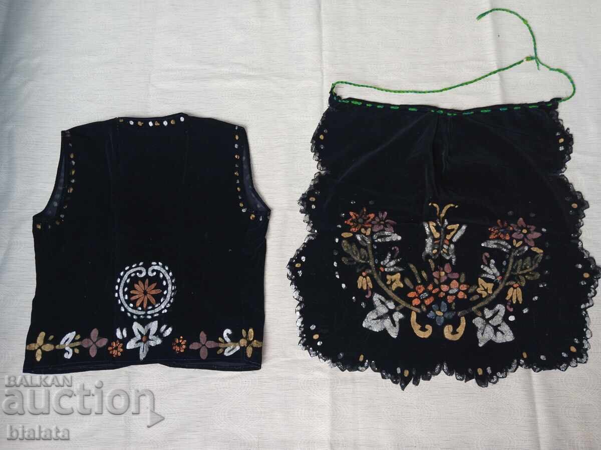 Folk costume - vest and apron with price € 40.00 | 78.23 BGN