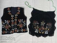 Folk costume - vest and apron