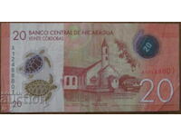 20 CORDOBAS 2022, NICARAGUA - Polymer