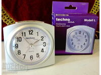 German table clock with alarm, alarm clock