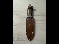 Austrian hunting knife antler handles
