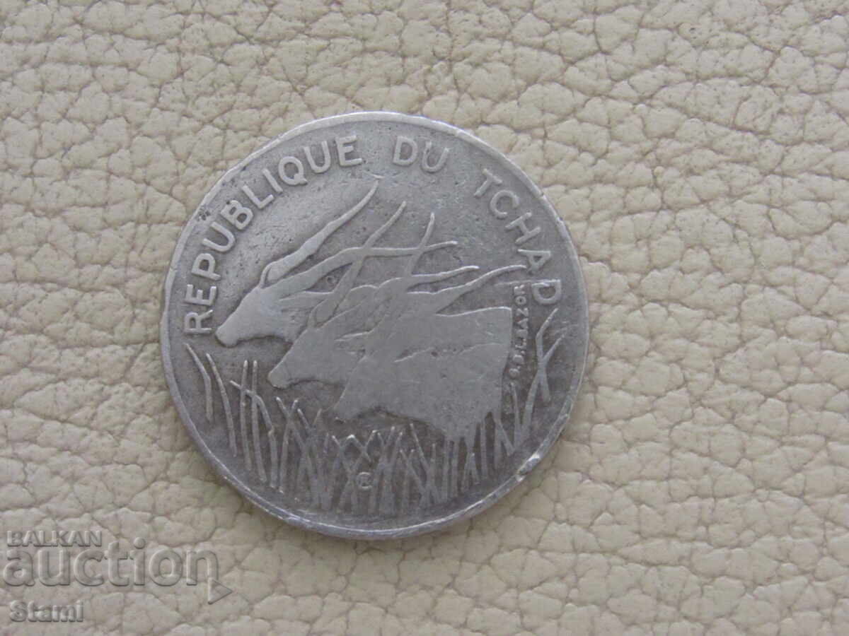 Delivery of Chad - 100 francs, 1973 (rare) - 151 m