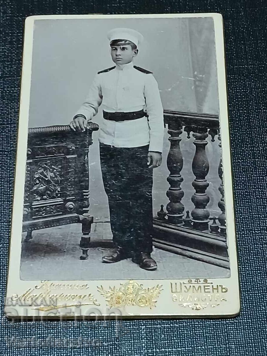 Фотография-Стара снимка-Картон-ВОЕННА-ОФИЦЕР-УНИФОРМА Фотография-Стара снимка-Картон-ВОЕННА-ОФИЦЕР-УНИФОРМА