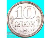 Дания 10 Йоре оре 1918 сребро