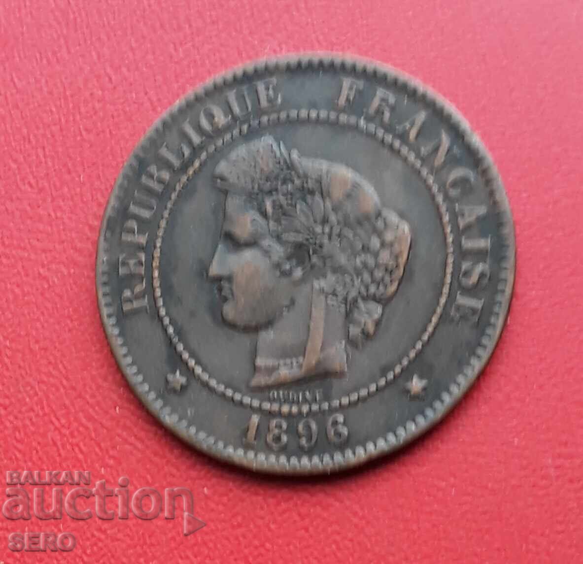 France-5 centimes 1896 with price € 2.01 | 3.93 BGN