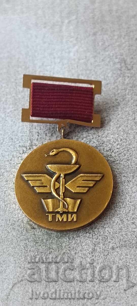 Insignă 25 ani TMI Institutul Medical de Transport Insignă 25 ani TMI Institutul Medical de Transport