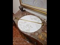 Great large antique English bronze shoehorn