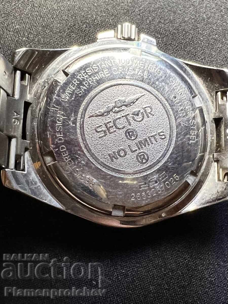 MEN'S WATCH SECTOR NO LIMITS SAPPHIRE CRYSTAL - 7 MEN'S WATCH SECTOR NO LIMITS SAPPHIRE CRYSTAL - 7