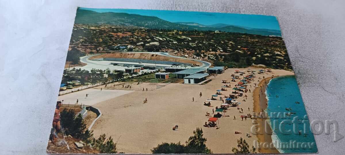 Π.Κ. Τουριστική Ακτή Καβάλας E.O.T. Camping 1971 Π.Κ. Τουριστική Ακτή Καβάλας E.O.T. Camping 1971
