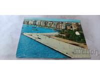 Postcard Thessaloniki The Sea-side 1973