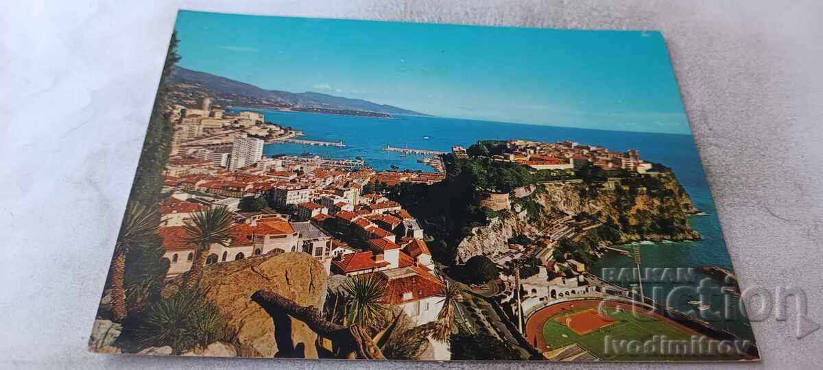 Postcard Principaute de Monaco Vue Generale 1969