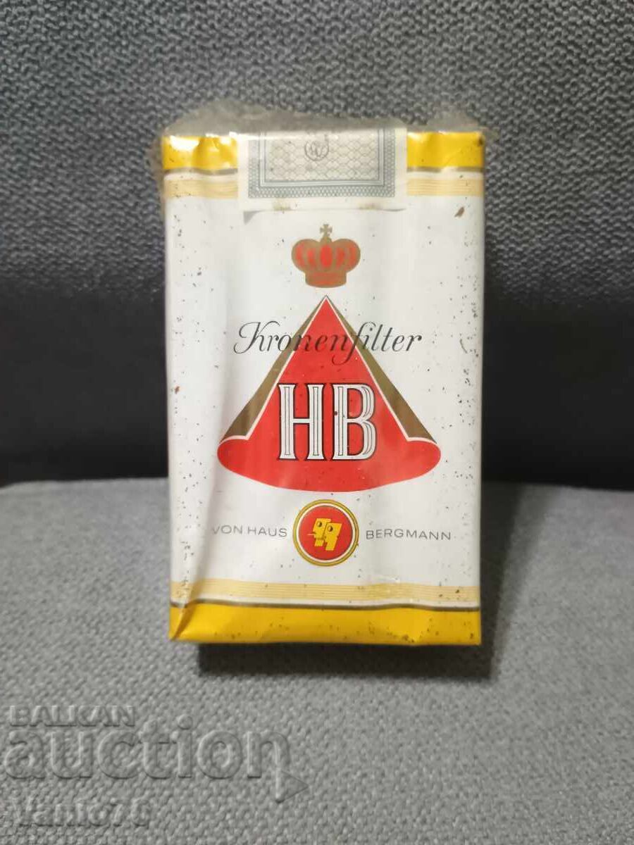 Old HB cigarettes sealed with cellophane Old HB cigarettes sealed with cellophane