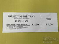 Εισιτήριο για την αγορά της Μπρατισλάβας