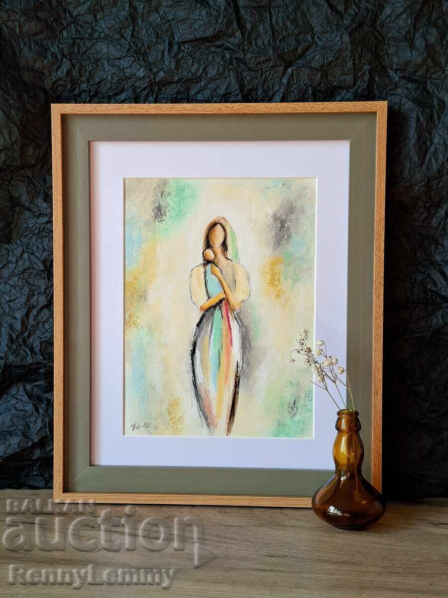 Auction  Love, pastel painting, original