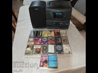 уредба сони sony в комплект с 20 броя  аудио касети оригина