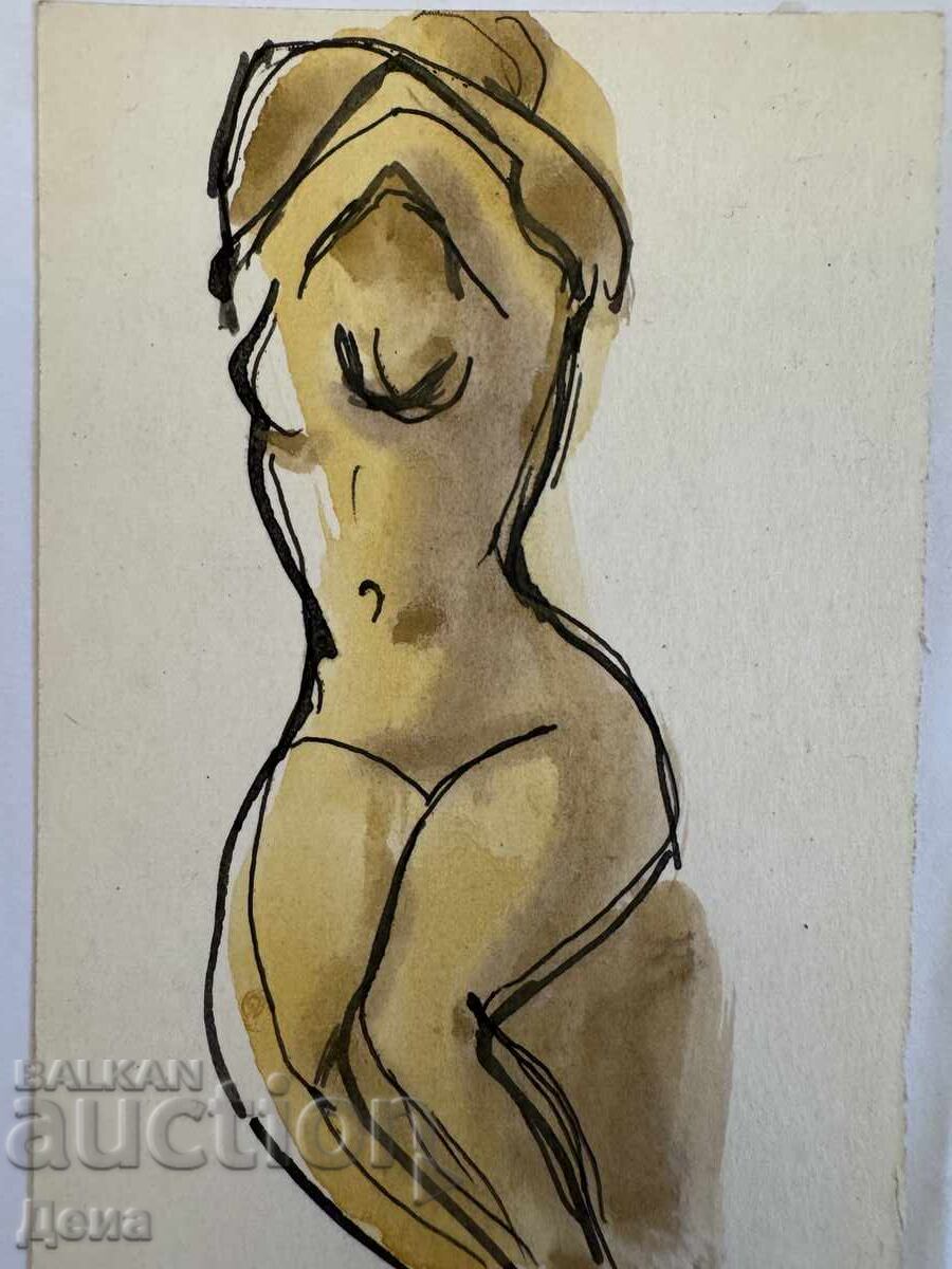 Georgi Penchev watercolor with price € 0.01 | 0.02 BGN