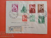 BULGARIA TRAVELLED R ENVELOPE SOFIA - NORWAY 1939