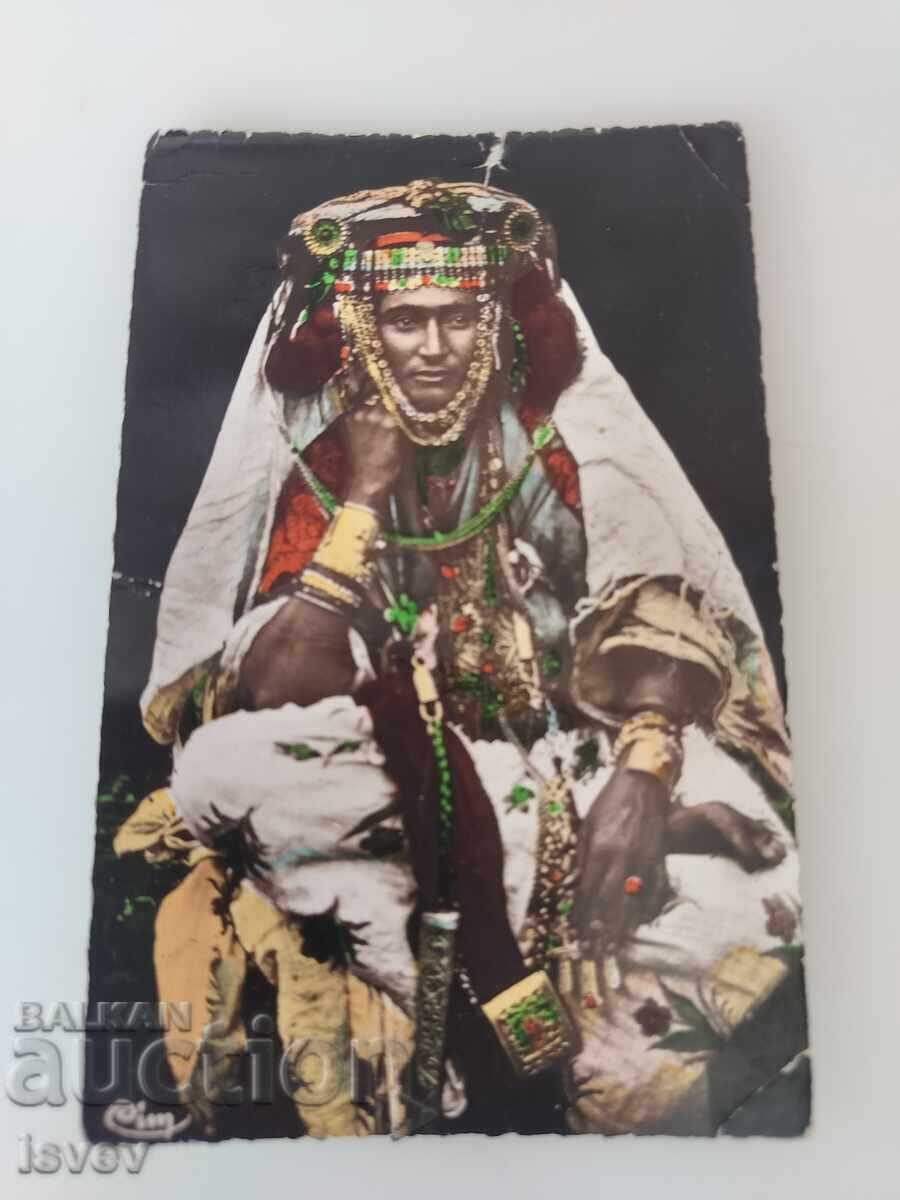 Παλιά γραφική καρτ ποστάλ από την Τυνησία, 1960 Παλιά γραφική καρτ ποστάλ από την Τυνησία, 1960