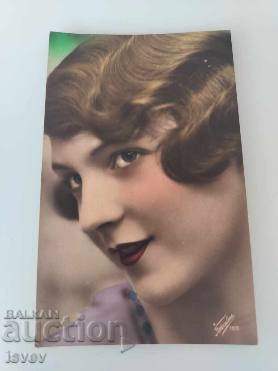 Аукцион Красива стара романтична пощенска картичка 1930г. Аукцион Красива стара романтична пощенска картичка 1930г.