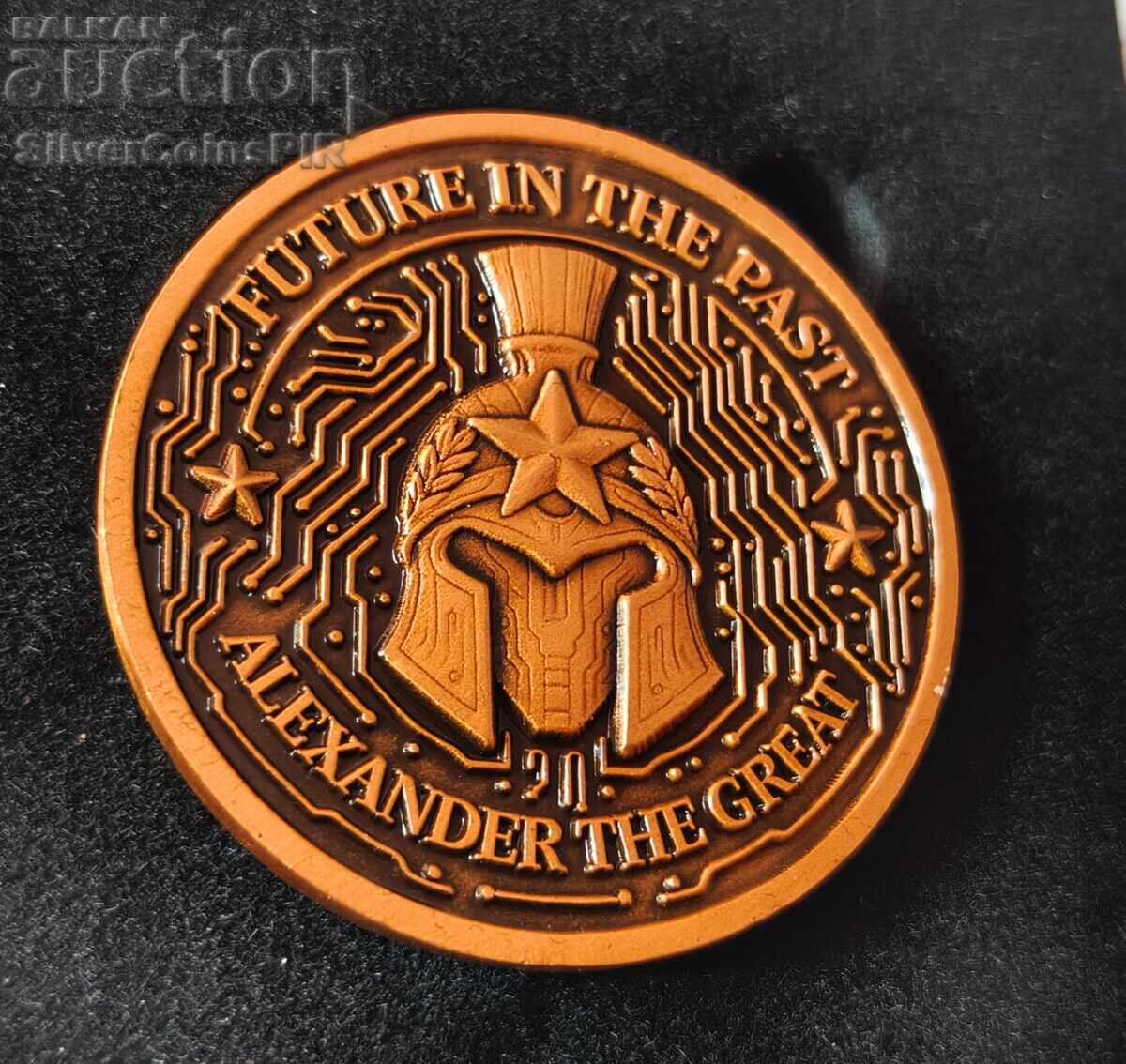Copper 1 oz Alexander the Great 2025 Round - 5 Copper 1 oz Alexander the Great 2025 Round - 5