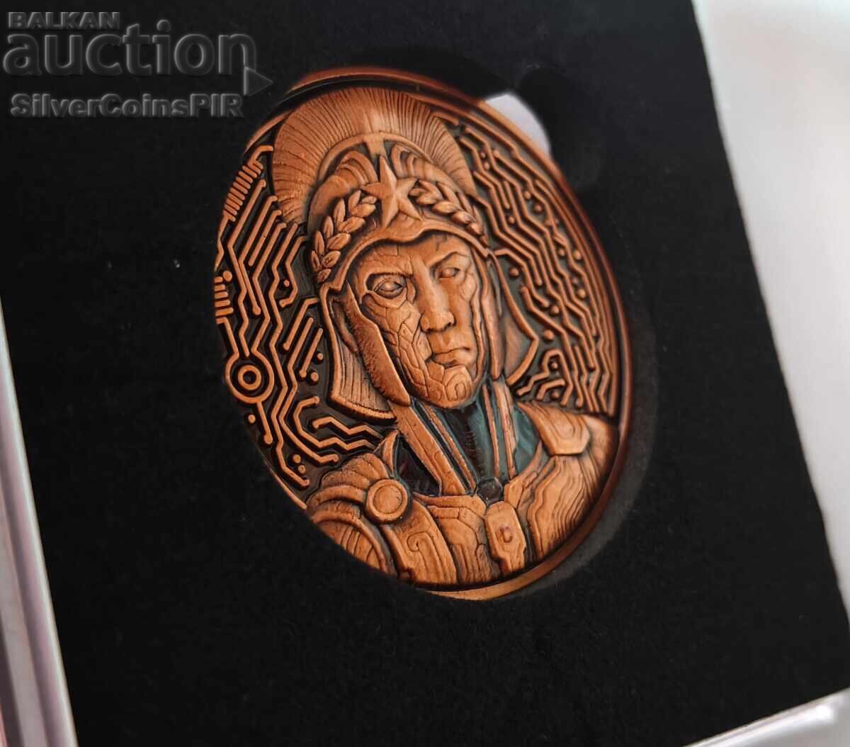 Copper 1 oz Alexander the Great 2025 Round Copper 1 oz Alexander the Great 2025 Round