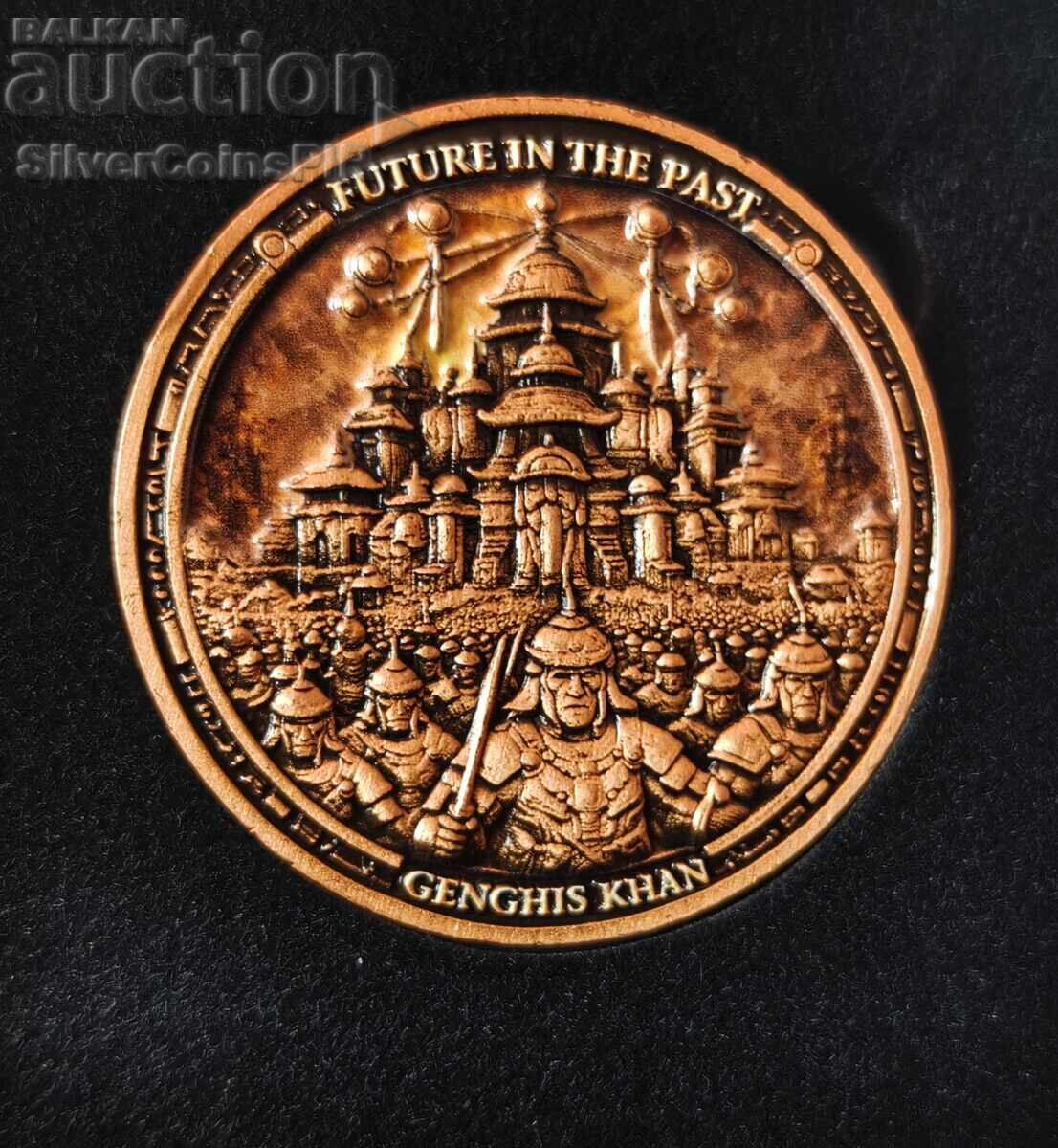 Copper 1 oz Genghis Khan 2025 Round - 6 Copper 1 oz Genghis Khan 2025 Round - 6