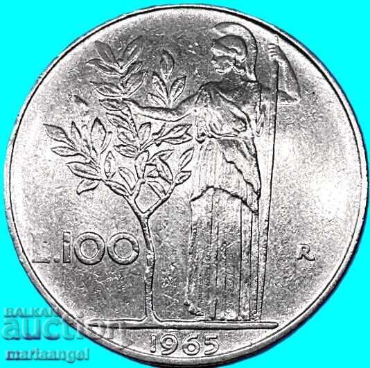 100 Λίρες 1965 Ιταλία Αθηνά Παλλάδα - 5 100 Λίρες 1965 Ιταλία Αθηνά Παλλάδα - 5