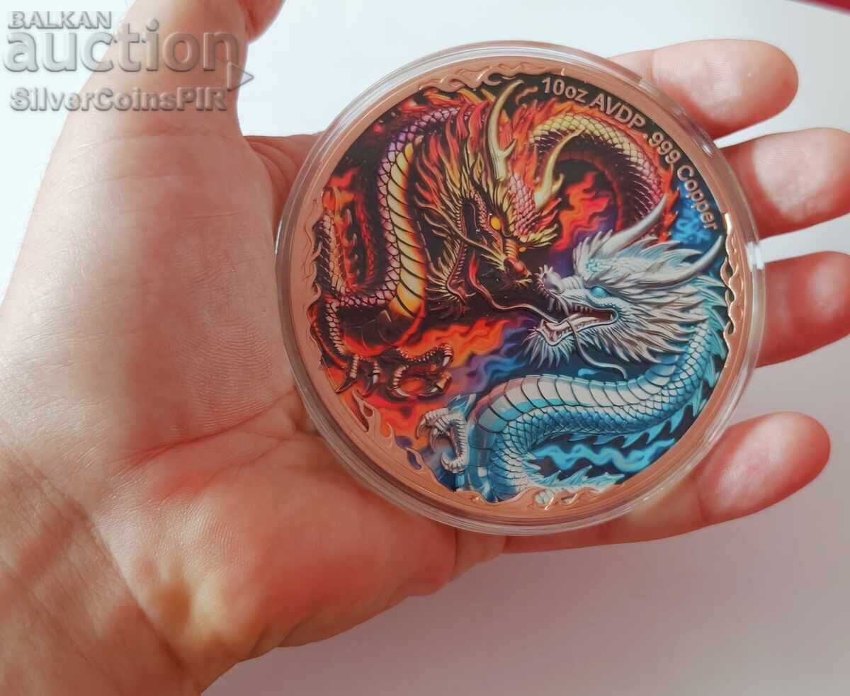 Delivery of 10 oz Dragon Fire and Ice 2026 Copper Round Delivery of 10 oz Dragon Fire and Ice 2026 Copper Round