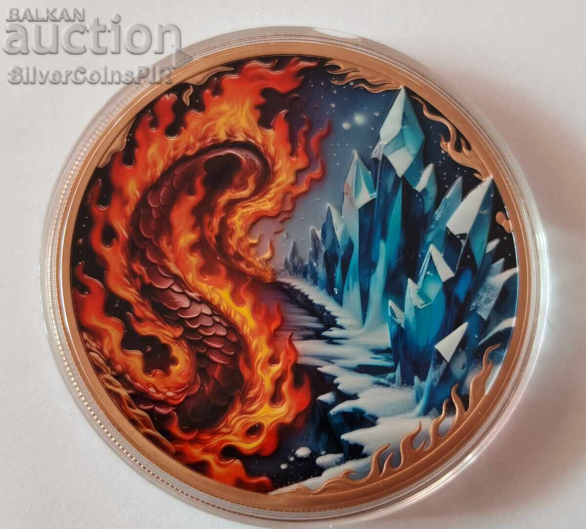 10 oz Dragon Fire and Ice 2026 Copper Round - 5 10 oz Dragon Fire and Ice 2026 Copper Round - 5