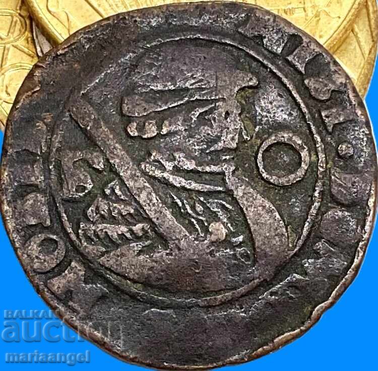 Нидерландия 1 Лиард Орд 1644-1648 Фризландия (Дания) - 5 Нидерландия 1 Лиард Орд 1644-1648 Фризландия (Дания) - 5