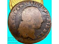 Napoli 6 Tornesi 1799 Italia Republica Napolitană 16,52g
