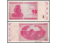 ❤️ ⭐ Zimbabwe 2009 10 Dollars UNC new ⭐ ❤️