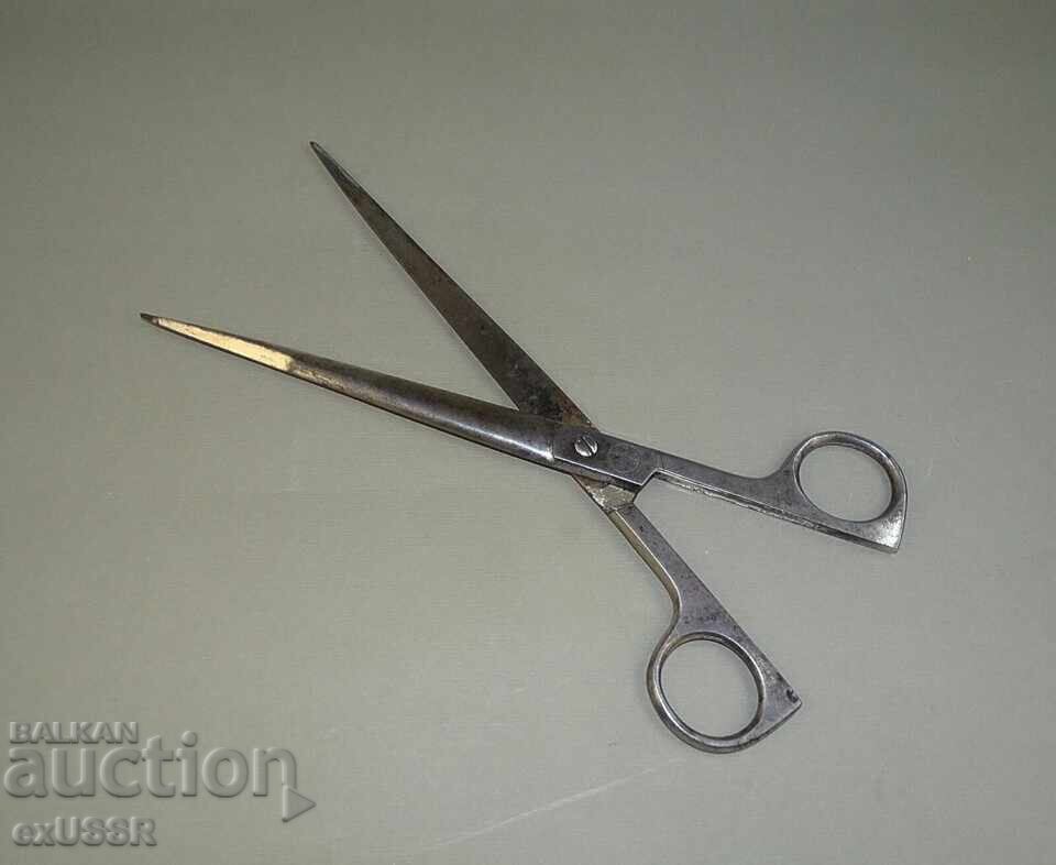 30s Old German long scissors Solingen, promotional for BAYER - 5 30s Old German long scissors Solingen, promotional for BAYER - 5
