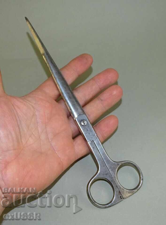 30s Old German long scissors Solingen, promotional for BAYER 30s Old German long scissors Solingen, promotional for BAYER