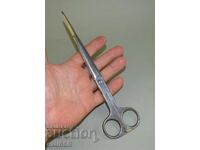30s Old German long scissors Solingen, promotional for BAYER