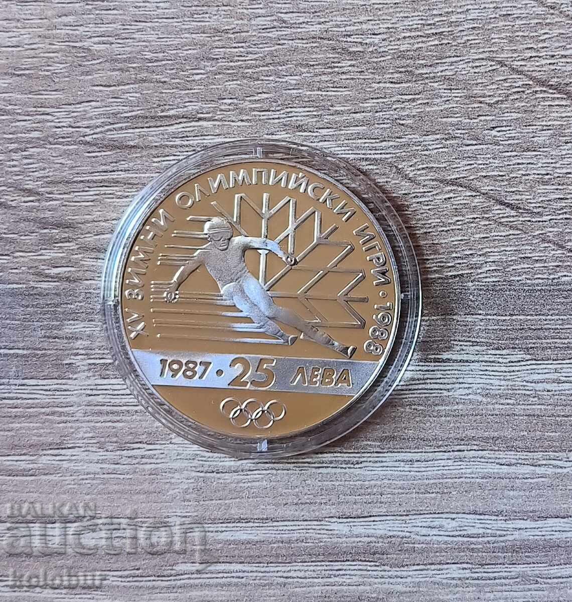25 leva 1987 godina XV zimni olimpiĭski igri Kalgari