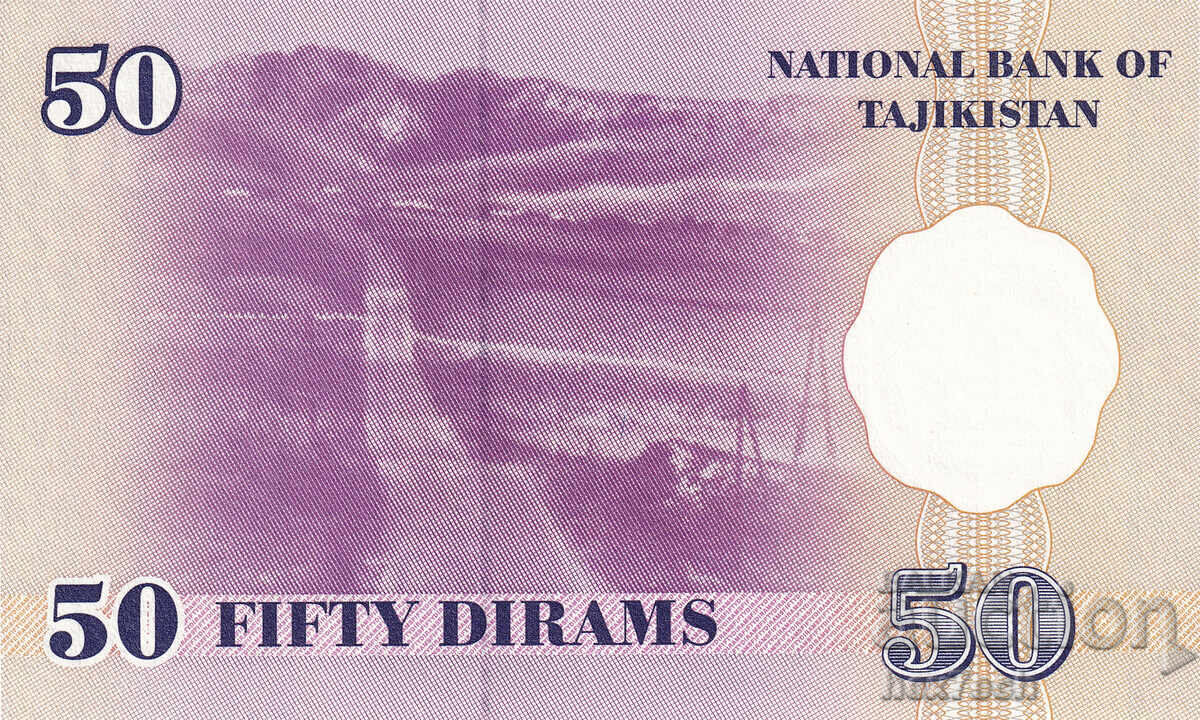 Licitație ❤️ ⭐ Tadjikistan 1999 50 dirham UNC nou ⭐ ❤️