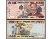 ❤️ ⭐ Sierra Leone 2010 2000 leones UNC nouă ⭐ ❤️