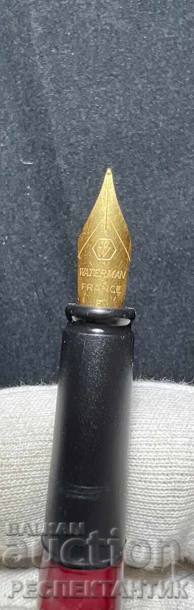 РЯДКА ПИСАЛКА ЗЛАТЕН ПИСЕЦ WATERMAN ФРАНЦИЯ - 5 РЯДКА ПИСАЛКА ЗЛАТЕН ПИСЕЦ WATERMAN ФРАНЦИЯ - 5