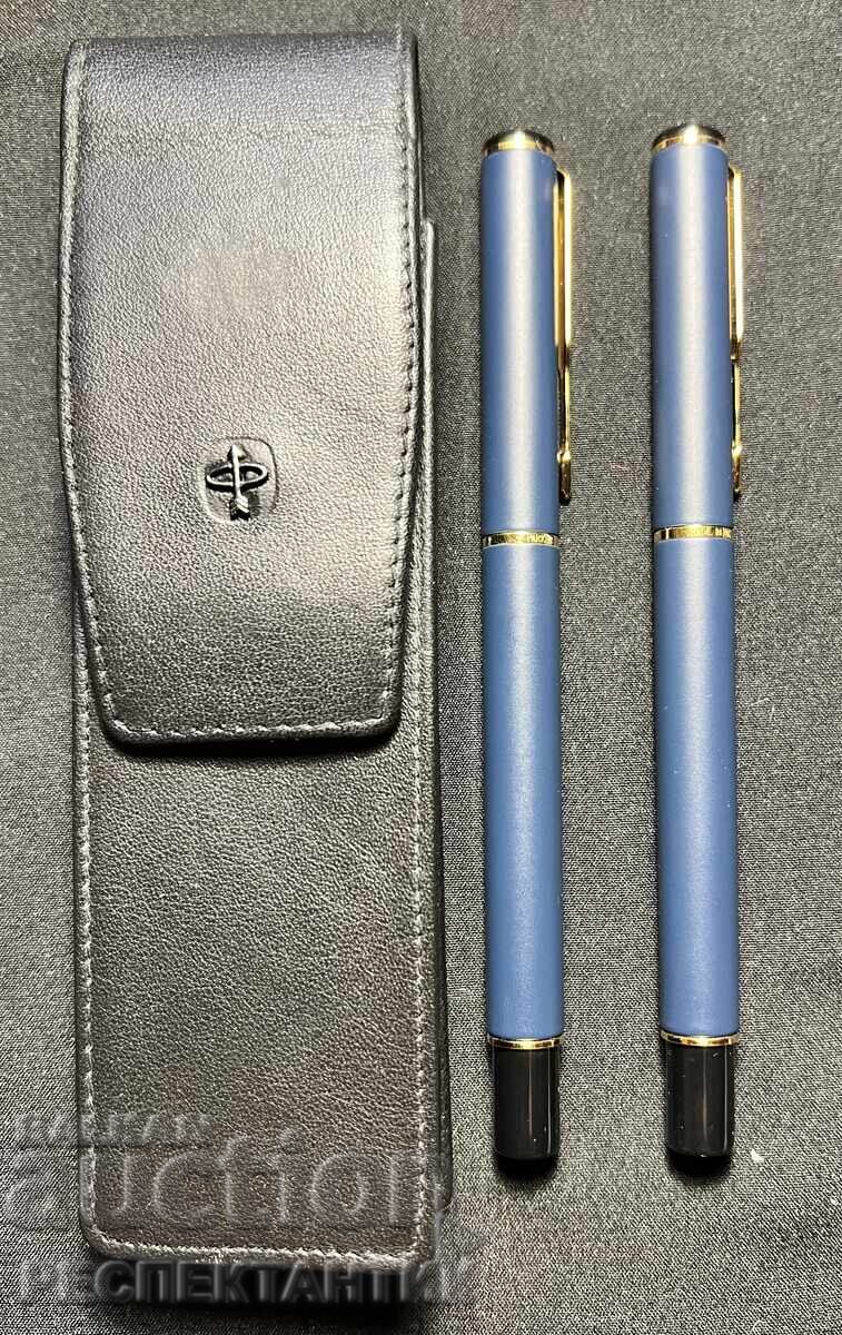 PARKER SET GOLD NIB BALLPOINT PEN AND FOUNTAIN PEN PARKER SET GOLD NIB BALLPOINT PEN AND FOUNTAIN PEN