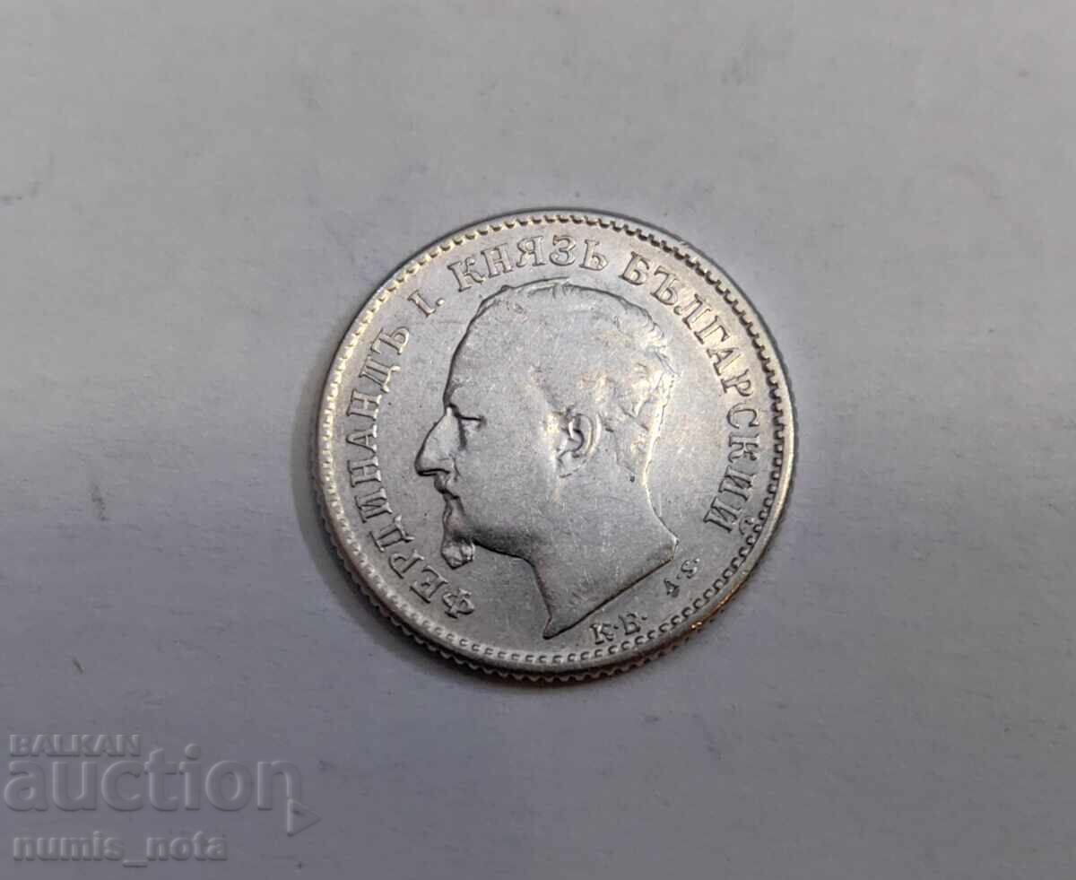 50 стотинки 1891 година България с цена € 35.00 | 68.45 лв. 50 стотинки 1891 година България с цена € 35.00 | 68.45 лв.