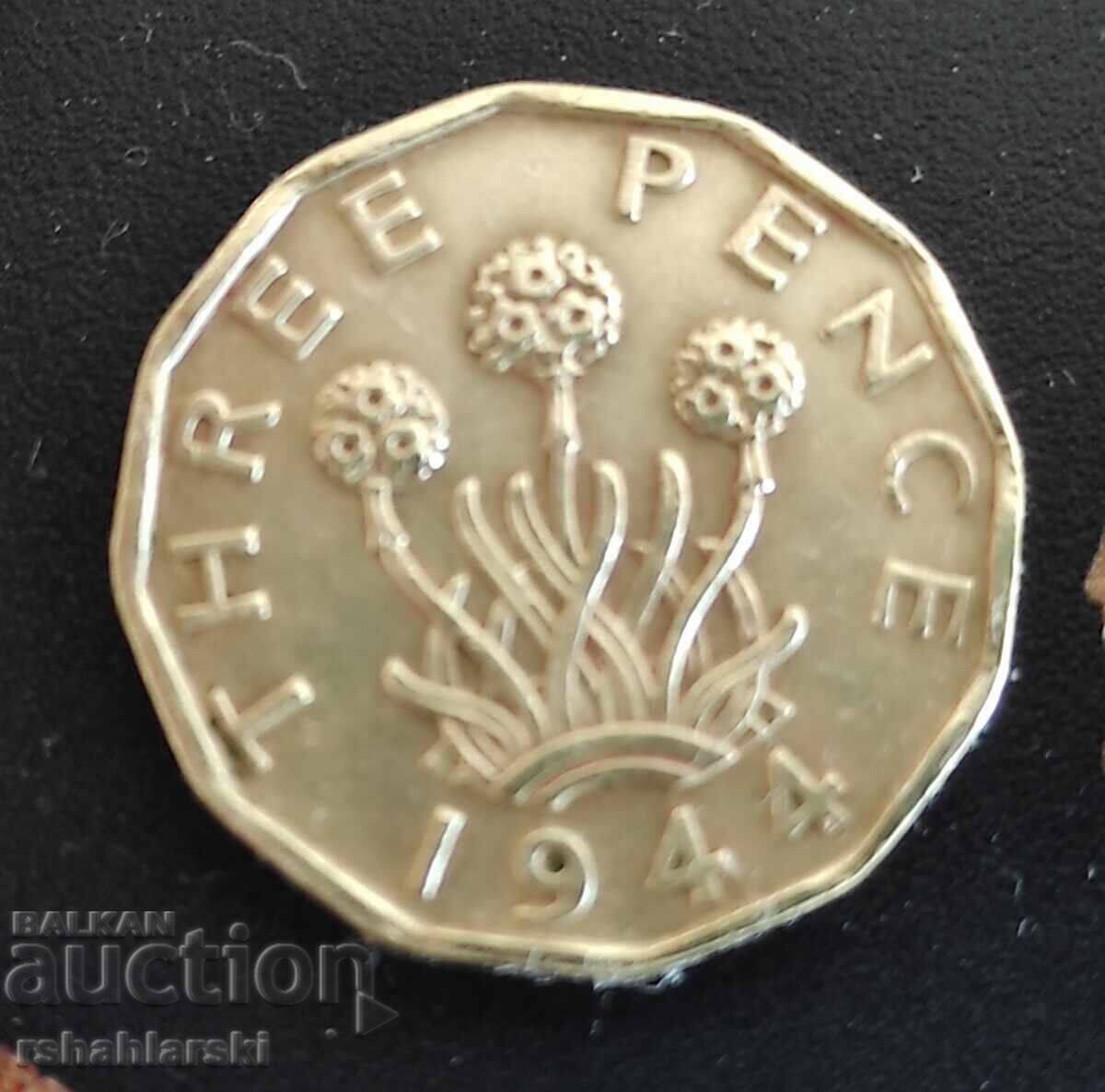 Licitație Monede Marea Britanie - 3 buc. [1940-1945]