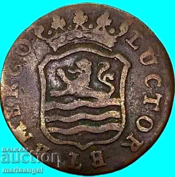 1 Cent 1794 Olanda 1 Duit Zeeland - 6 1 Cent 1794 Olanda 1 Duit Zeeland - 6