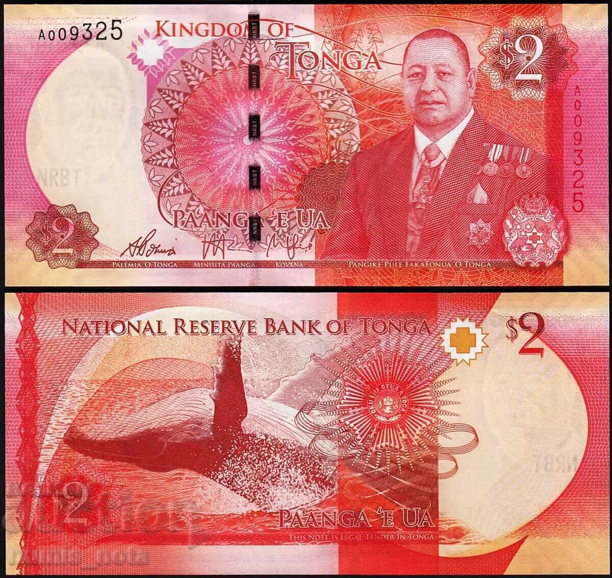 Tonga 2 paanga 2015 UNC