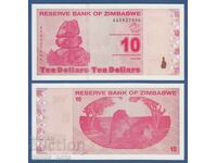 Zimbabwe 10 Dollars 2009 UNC